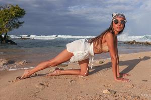 Camila Luna: Alone On The Beach