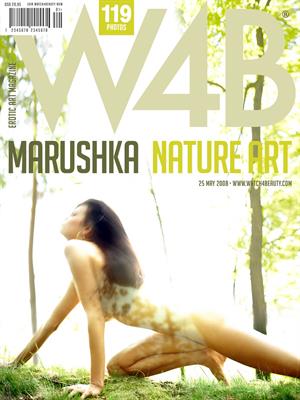 Marushka Nude Pictures Marushka: Nature art