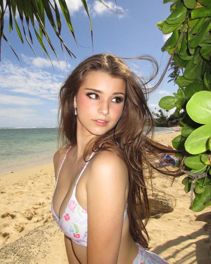 Brooke Monk in a bikini