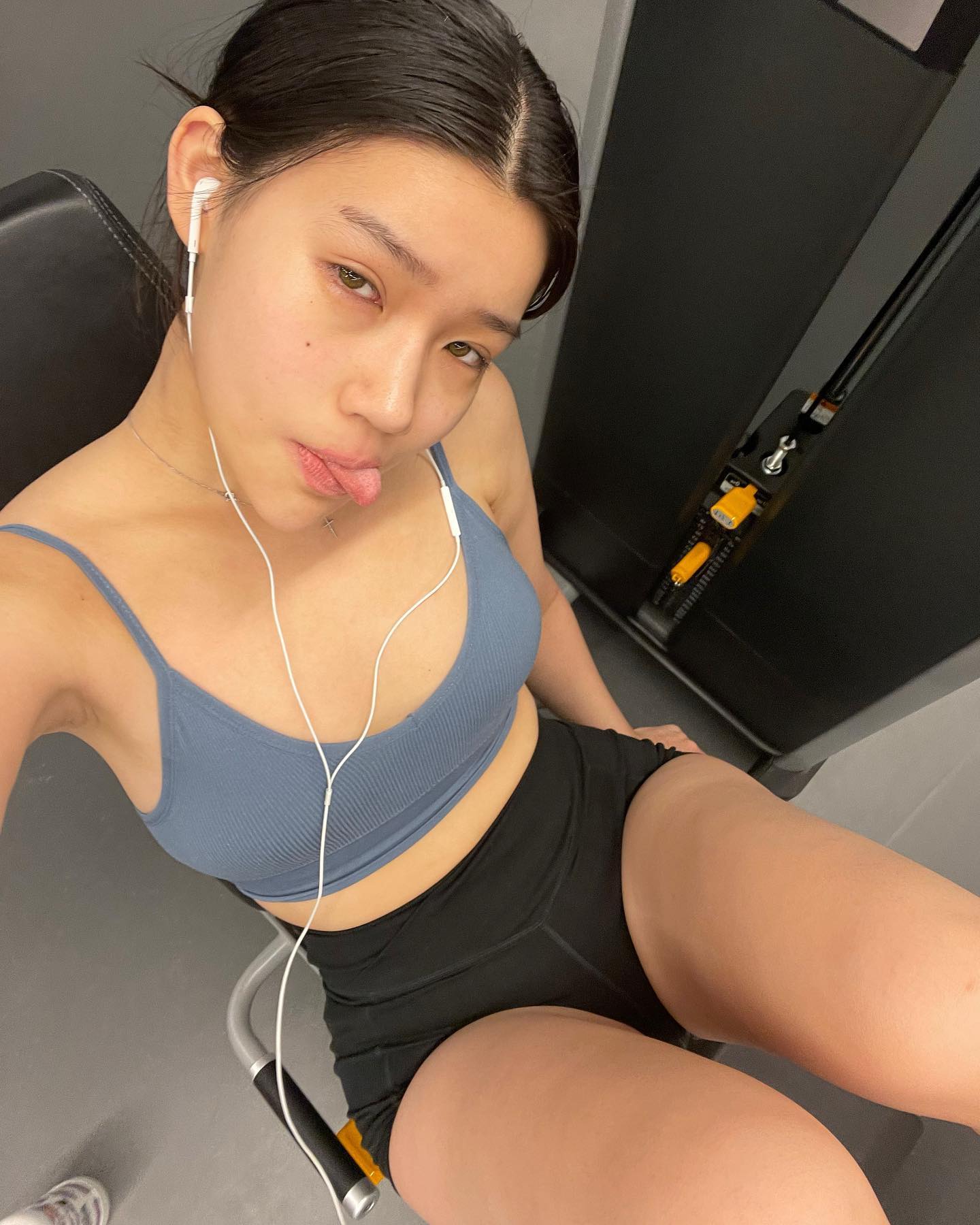 Hannah Kim taking a selfie