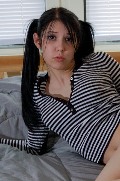 Alt Teen With Pigtails