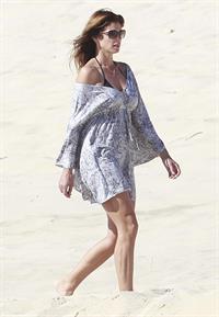 Cindy Crawford On the beach in Cabo, Mexico on January 2, 2013