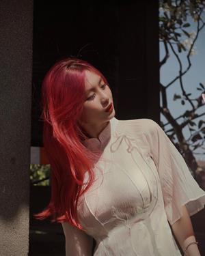 Hot woman with nice milky body