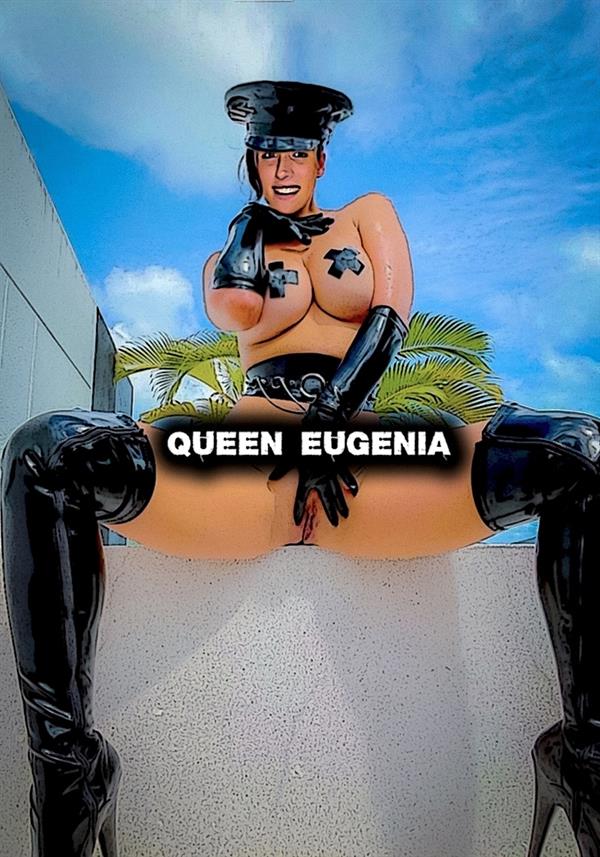 Pornstar Queen Eugenia ready for anal action in thigh high boots