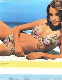 Celine Bosquet in a bikini