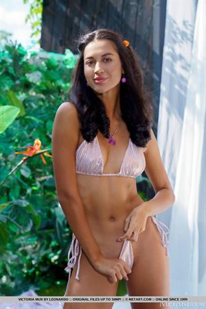 Victoria Mur Nude Pictures Shiny Bikini