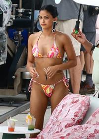 Camila Mendes in a bikini