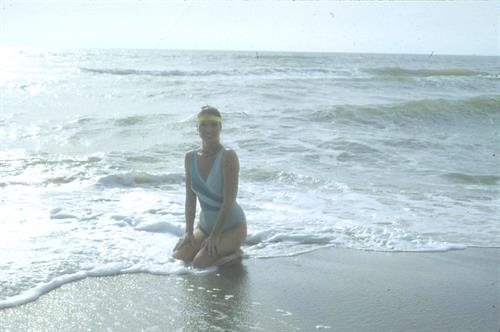 Elsa Martinelli in a bikini