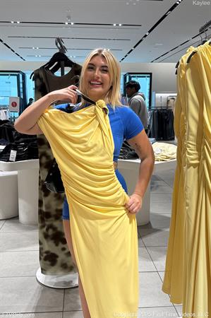 Kaylee FTV Nude Pictures Tight Blue Dress