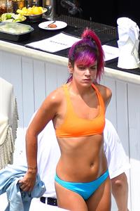 Lily Allen in a bikini