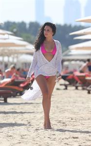 Nadia Forde in a bikini