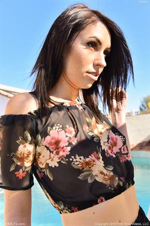 Ashley FTV Nude Pictures Beauty Poolside
