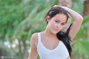 Meagan FTV Nude Pictures Meagan Little White Dress