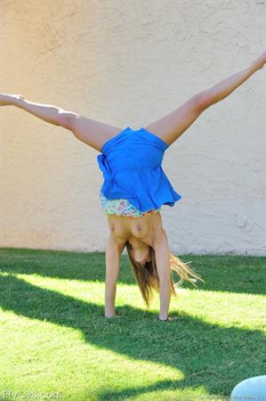 Mali FTV Nude Pictures Mali is beautiful in blue