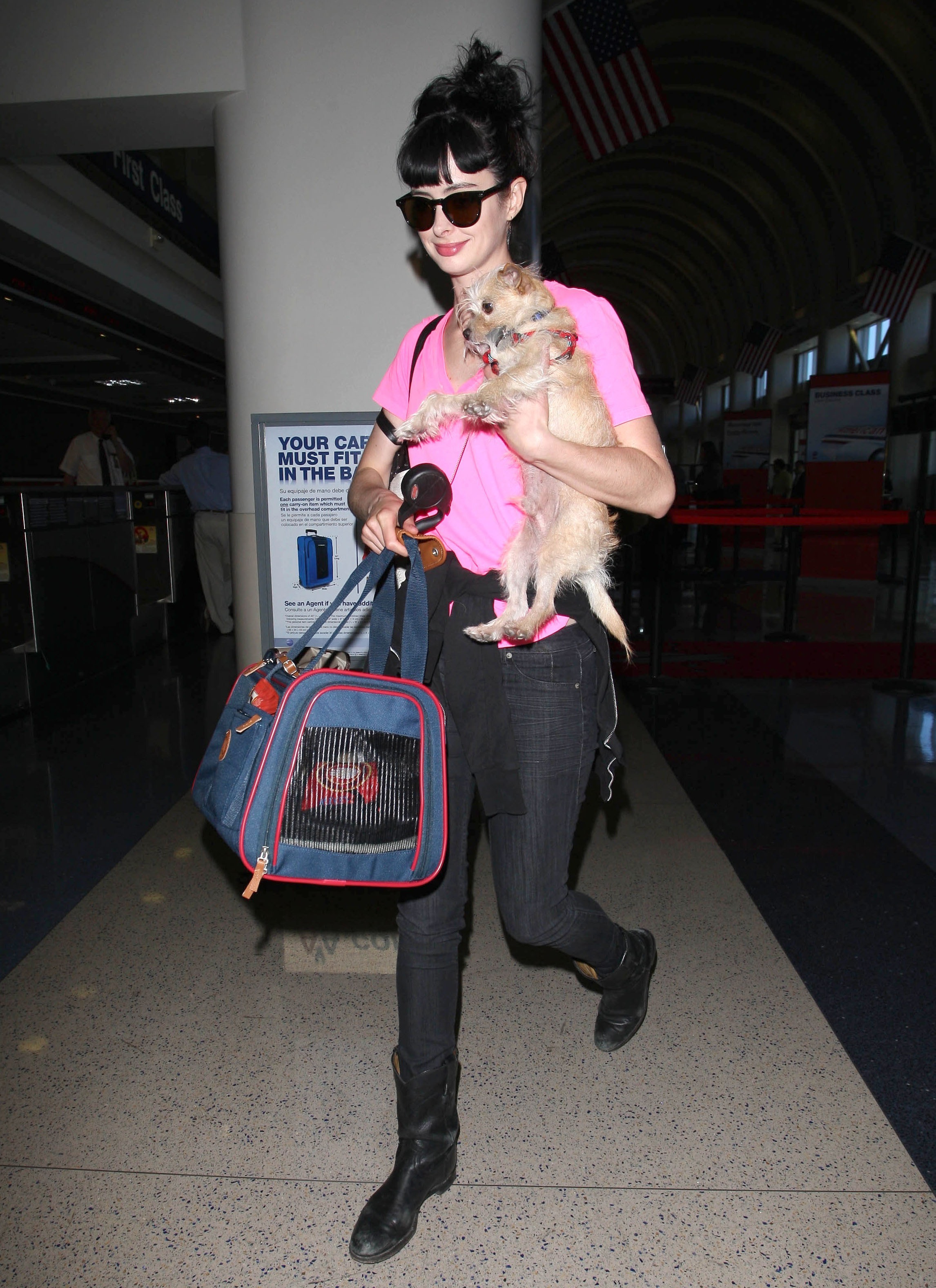 Krysten Ritter Pictures Krysten Ritter - Prepares to leave LAX in Los Angeles, California - June 8, 2012