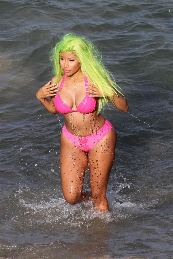 Nicki Minaj in a bikini