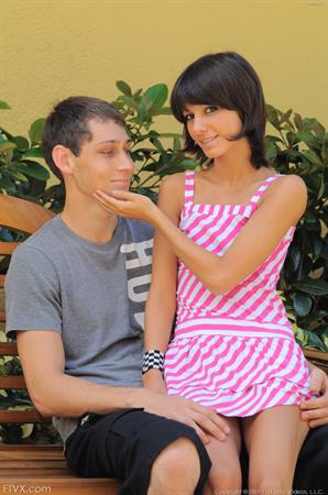 Mishka FTV Nude Pictures Mishka sucks on a hard cock