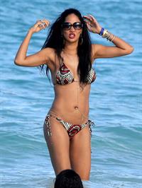 Kimora Lee Simmons in a bikini