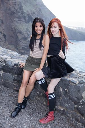 Karin Torres & Sherice Nude Pictures Karin Torres & Sherice: Greetings From Canary Islands
