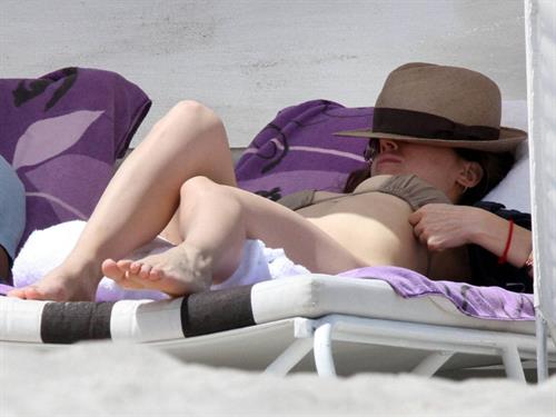 Eliza Dushku in a bikini