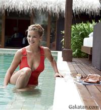 Virginie Efira in a bikini