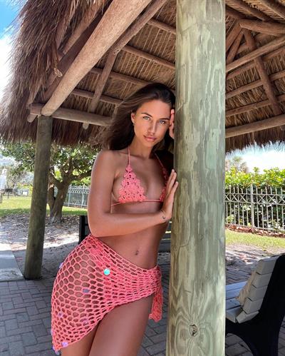 Brit Manuela in a bikini