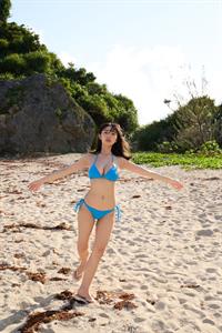 Hina Kikuchi in a bikini