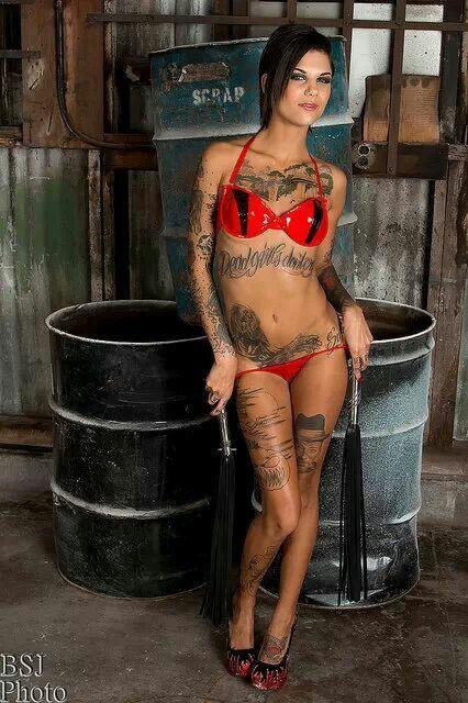 Bonnie Rotten in a bikini