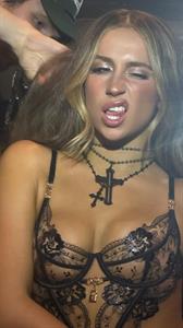 Tate McRae in lingerie
