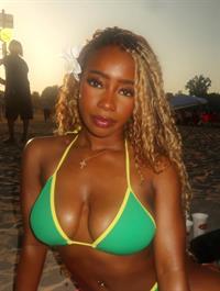 Deborah Smikle in a bikini