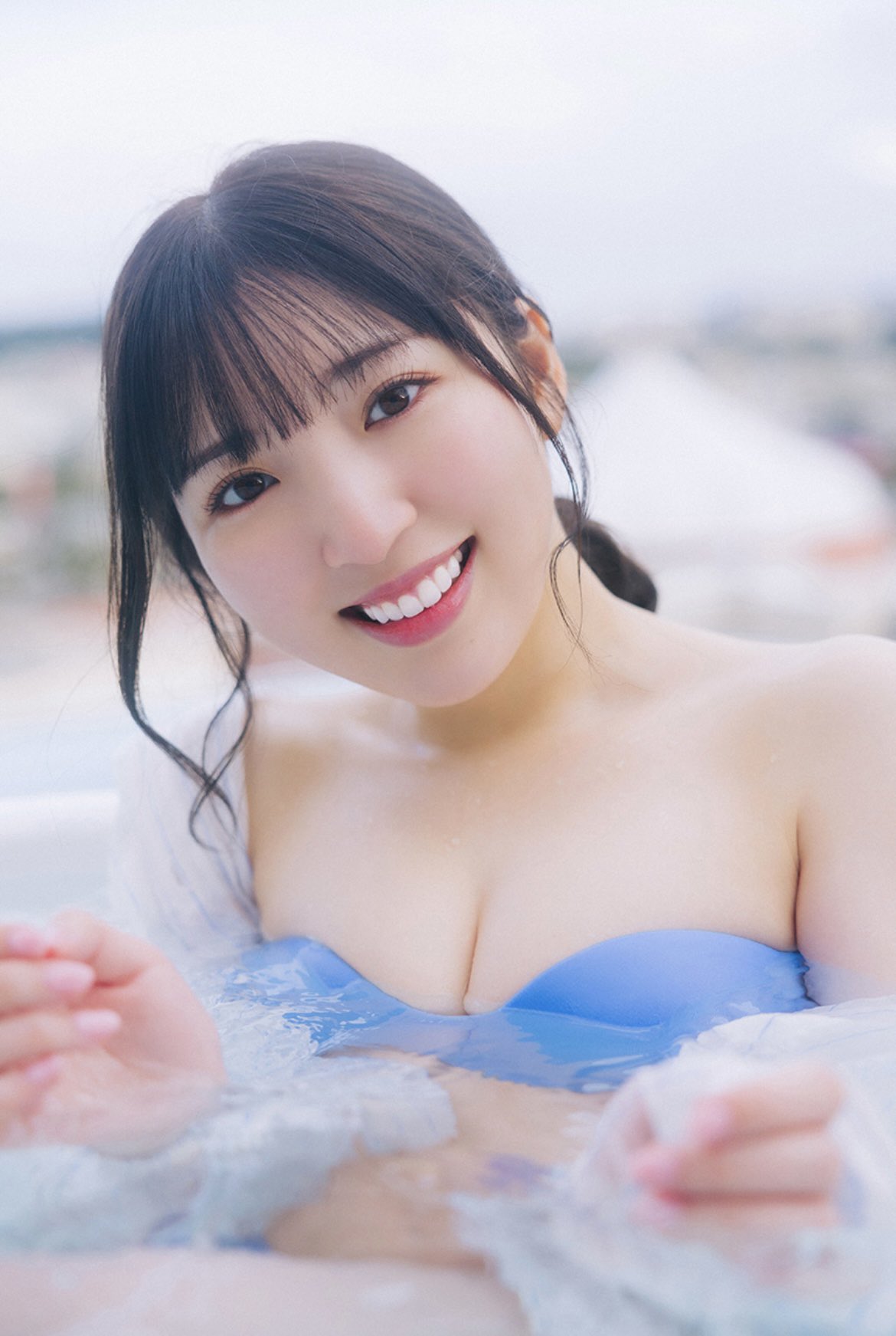 Moe Toyota in a bikini
