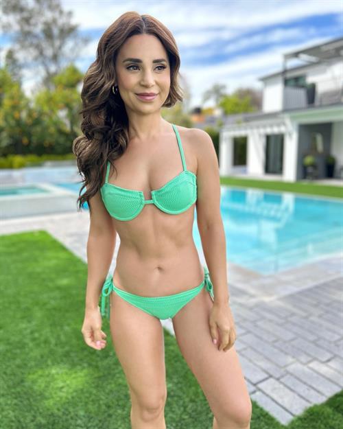 Rosanna Pansino in a bikini