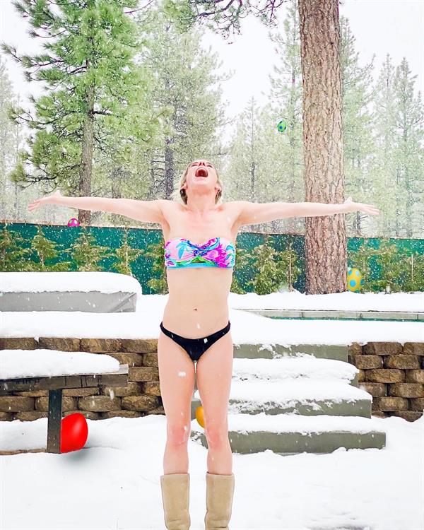 Rebecca Zamolo in a bikini