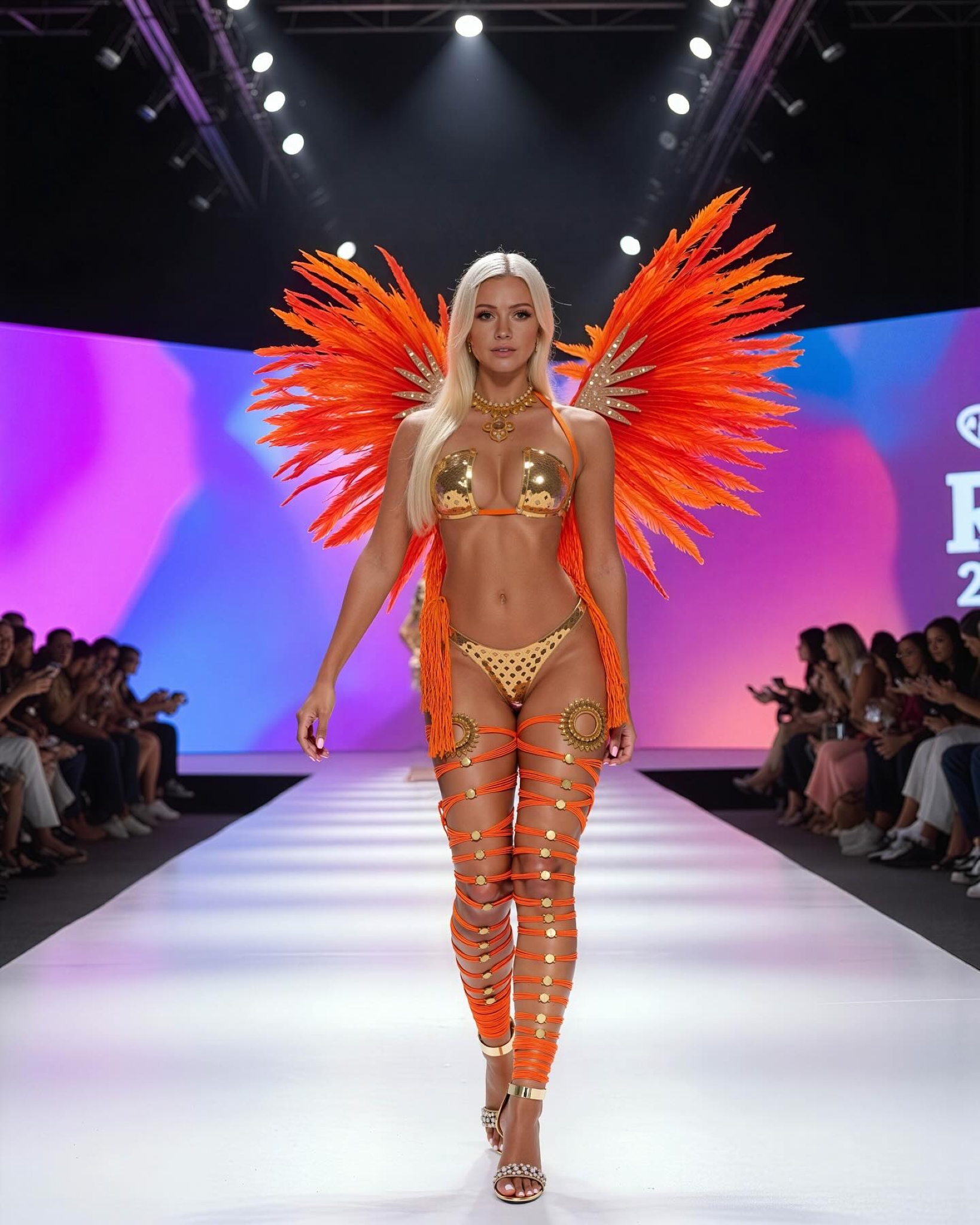 Kaddy Reeves strutting her stuff