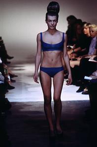 Milla Jovovich in lingerie