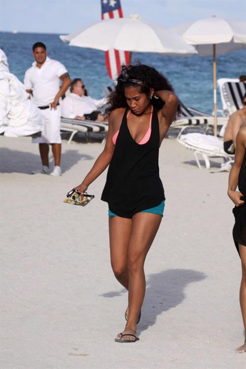 Karrueche Tran in a bikini