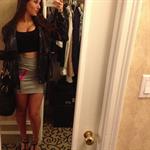 Angie Varona taking a selfie