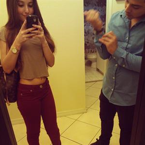 Angie Varona taking a selfie