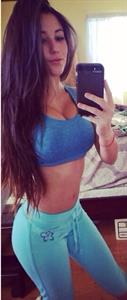 Angie Varona taking a selfie