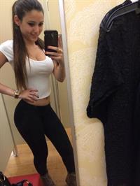 Angie Varona taking a selfie