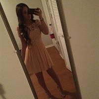 Angie Varona taking a selfie