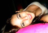 Angie Varona taking a selfie