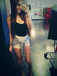 Angie Varona taking a selfie