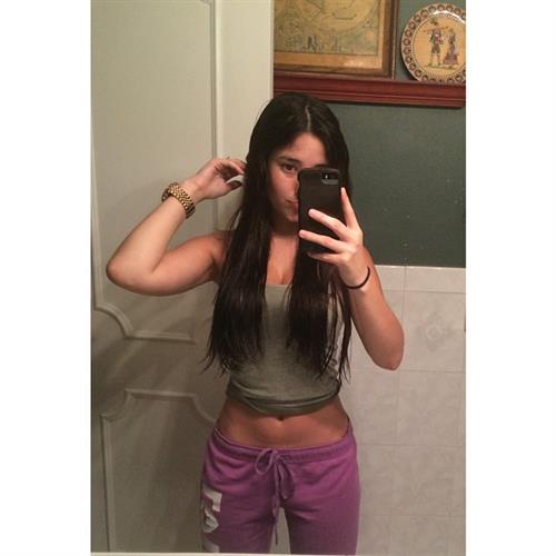 Angie Varona taking a selfie