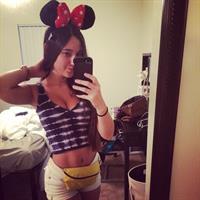 Angie Varona taking a selfie