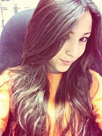 Angie Varona taking a selfie