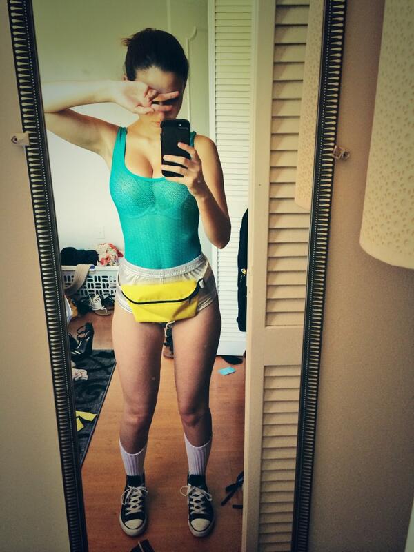 Angie Varona taking a selfie