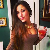 Angie Varona taking a selfie