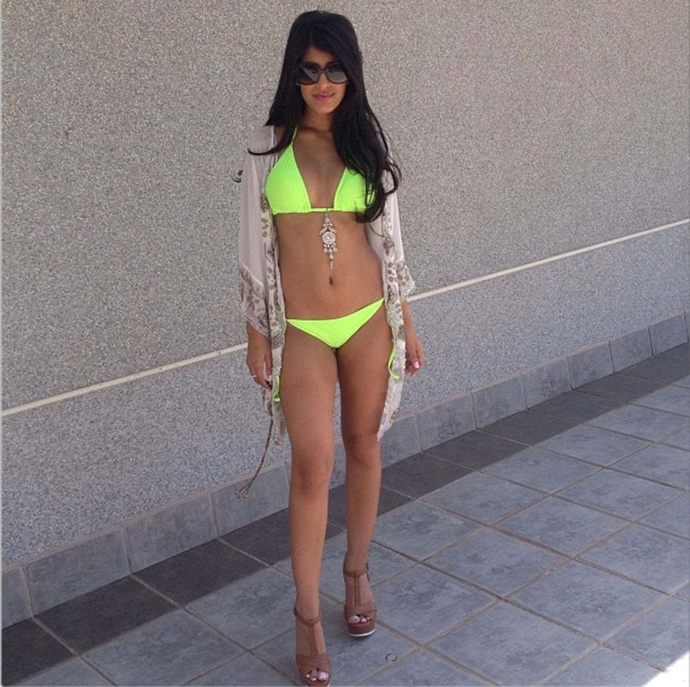 Jasmin Walia in a bikini