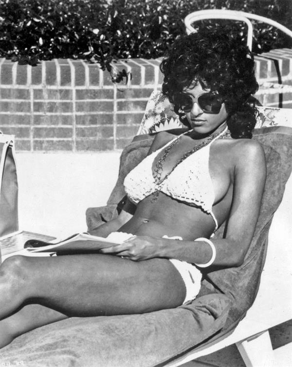 Pam Grier in a bikini